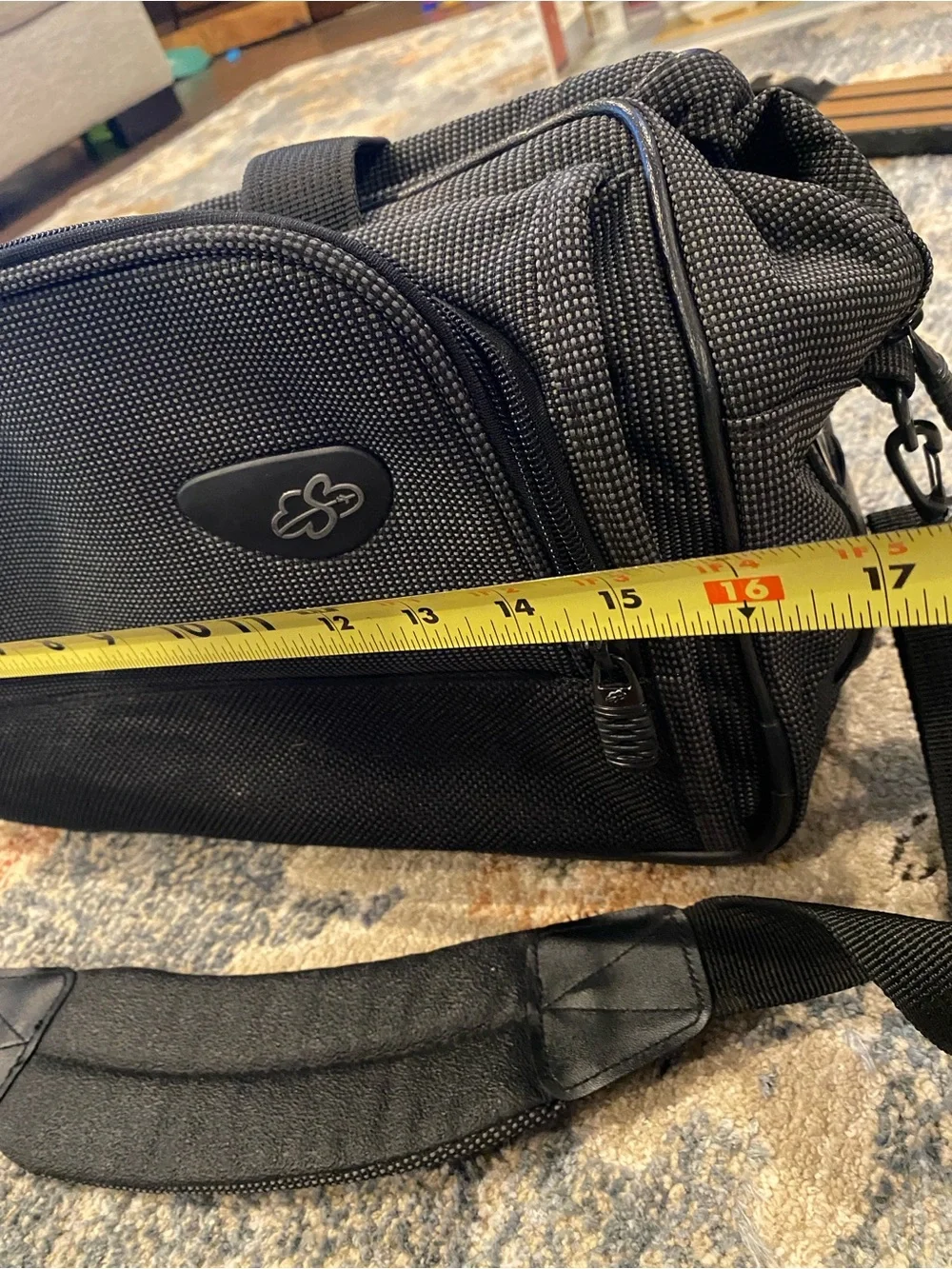 Bag, Black Chic Compact Travel Shoulder Weekender